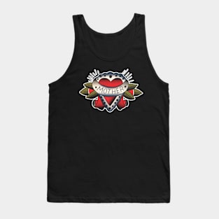 Mother Heart Tattoo Design Tank Top